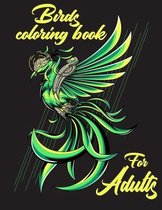 Birds coloring book for adults