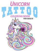 Unicorn Tattoo Coloring Book For Adults
