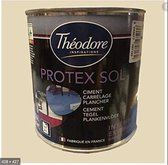 Theodore Protex Sol-Groen-0.5l-Glanzende zijdeglans-Binnen/buiten-Professionele grondverf: Cement,tegel,planknvoer