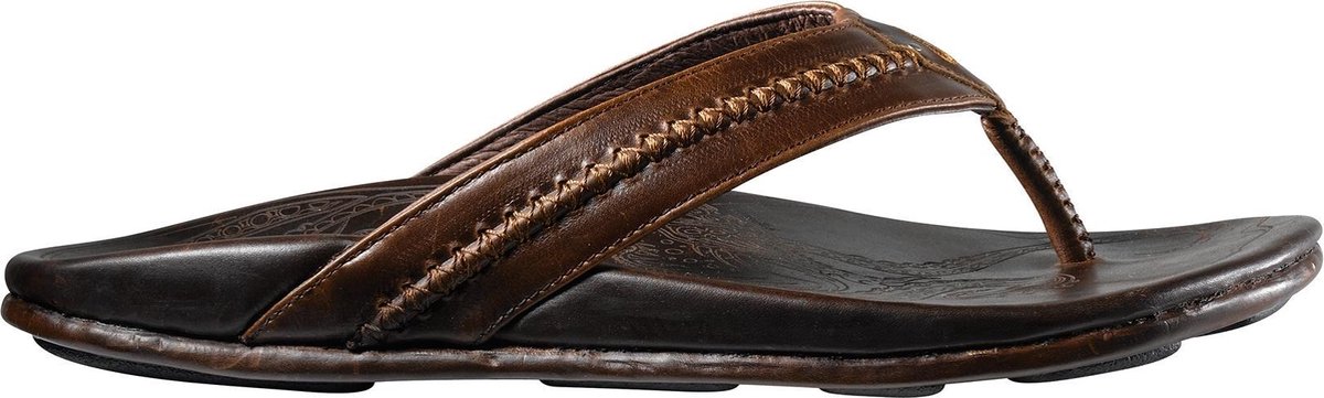 olukai - MEA OLA - Heren slippers - Kleur: Bruin - Maat: 40