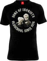 The Muppets Heren Tshirt -L- Waldorf & Statler Sons of Ironists Zwart