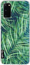 Casetastic Samsung Galaxy S20 4G/5G Hoesje - Softcover Hoesje met Design - Palm Leaves Print