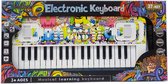 Speelgoed Keyboard met 37 tonen - muziek piano - met microfoon - 45 CM (incl. batterijen)