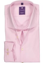 Redmond slim fit overhemd - roze - Strijkvriendelijk - Boordmaat: 41/42