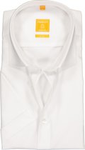 Redmond modern fit overhemd - korte mouw - wit - Strijkvriendelijk - Boordmaat: 41/42