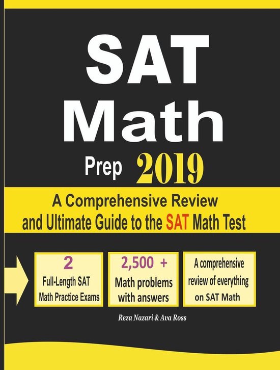 SAT Math Prep 2019 - cover