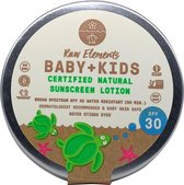 Raw Elements Natuurlijke Zonbescherming Baby + Kids SPF 30 - blik- plasticvrij