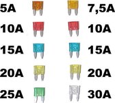 Set steekzekeringen mini  - Autotoebehoren - 10 stuks - Auto accessories