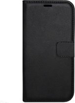 ADEL Kunstleren Book Case Pasjes Hoesje Geschikt voor Samsung Galaxy S6 Edge - Zwart