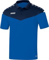 Jako Champ 2.0 Poloshirt Dames Royal Blauw-Marine Blauw Maat 42