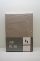 Bonnanotte Topdek Hoeslaken Jersey - Kiezel 90x200/210 cm