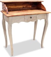 | Schrijftafel 80x40x92 cm massief gerecycled hout | vidaXL Schrijftafel 80x40x92 cm massief gerecycled