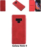 UNIQ Accessory Rood hoesje Galaxy Note 9 - Luxe Book Case (N960F)