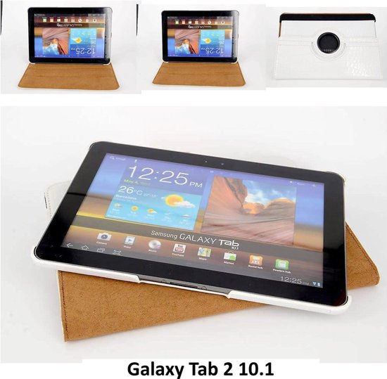 agenda Wissen Verplicht Samsung Galaxy Tab 2 10.1 Smart Tablethoes Wit voor bescherming van tablet  (P5110)-... | bol.com