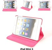 Apple iPad Mini 2-3 Roze - Book Case Tablethoes- 360 Graden Draaibaar