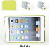 Apple iPad Mini 2-3 Groen Smart Case - Book Case Tablethoes- 8719273107447