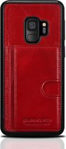 Rood hoesje van Pierre Cardin - Backcover - Stijlvol - Leer - Galaxy S9 - Luxe cover