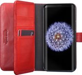Pierre Cardin Rood hoesje Galaxy S9 - Book Case - Stijlvol - Leer - Luxe cover