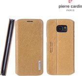 Pierre Cardin Geel hoesje Galaxy S7 edge - Book Case - Pasjeshouder - Magneetsluiting
