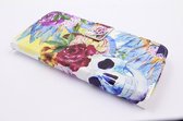 Print hoesje voor Galaxy S7 Edge Book Case -Pasjeshouder- Magneetsluiting (G935F)