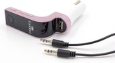 Bluetooth FM Transmitter en Autolader - Roze Goud