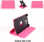 Samsung Galaxy Tab 3 Lite Draaibare tablethoes Roze voor bescherming van tablet