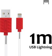 UNIQ Accessory Lightning USB Kabel 1m 2.1A Wit (8719273250556 )