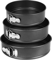 Ronde Springvormen - 24, 26 en 28cm - Set van 3