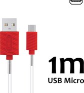 UNIQ Accessory Micro USB Kabel 1m 2.1A Wit (8719273250549 )