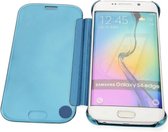 Blauw hoesje Galaxy S6 -Book Case- Pasjeshouder - Magneetsluiting (G920F)