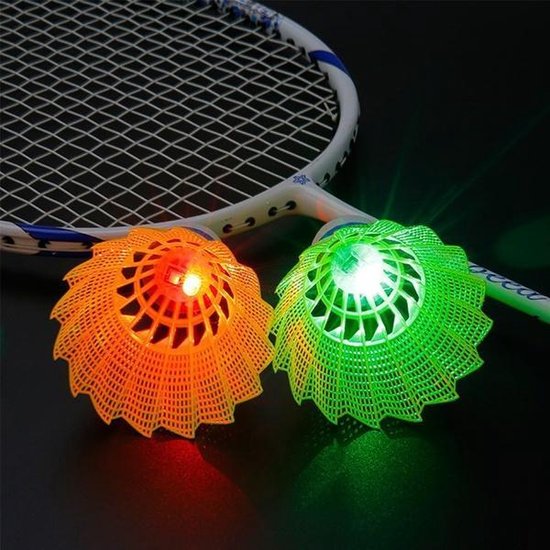 Badminton - Lichtgevende shuttles - 3 stuks | bol.com