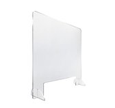 Preventiescherm - Kuchscherm - Acrylscherm - Kassascherm - Baliescherm - Spuugscherm - Spatscherm - Plexiglasscherm B 100 x H 70 CM - 3MM Dik