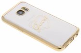 Guess Heart TPU Back Cover - Geschikt voor Samsung Galaxy S7 - Goud