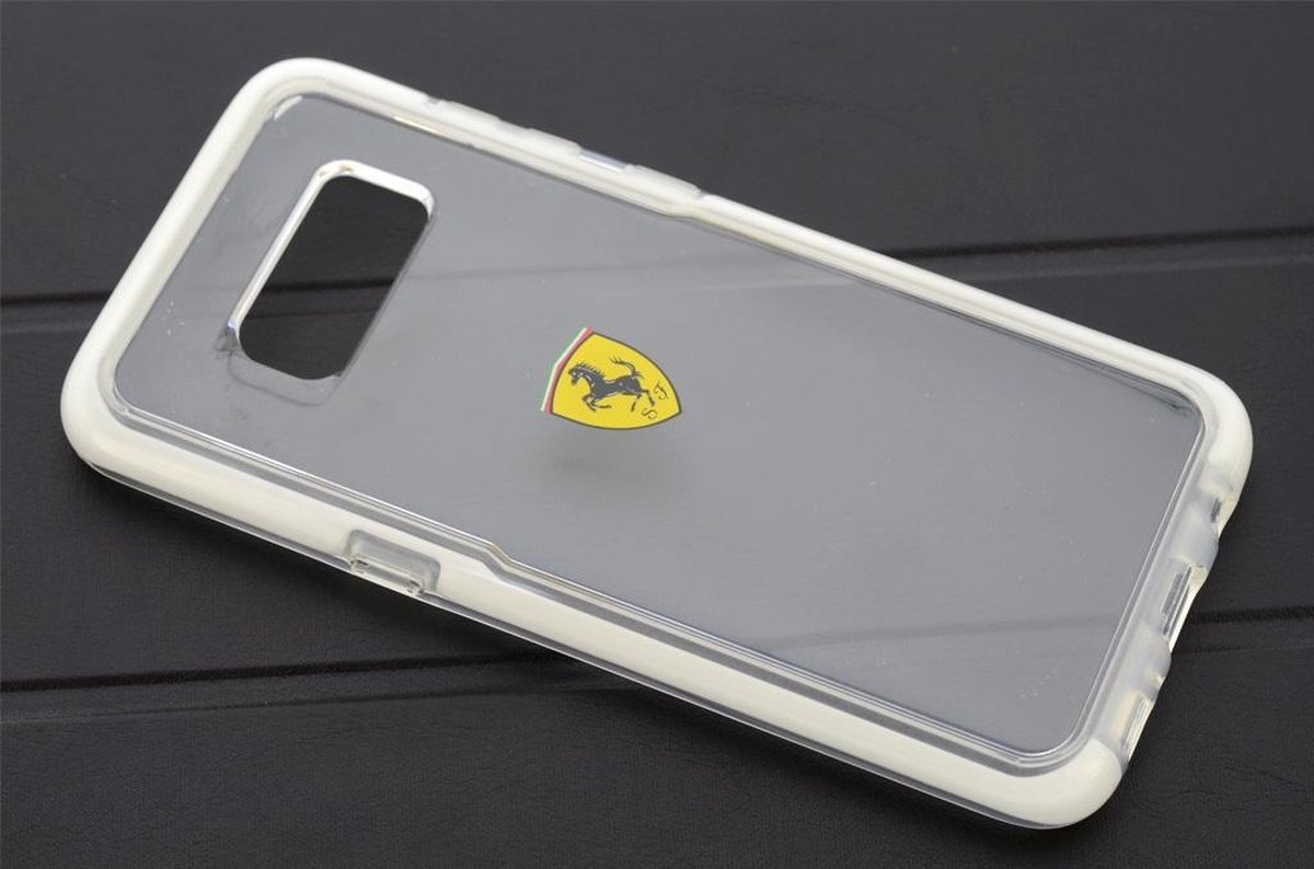 Transparant hoesje Ferrari - Backcover - Galaxy S8 Plus - Siliconen rand
