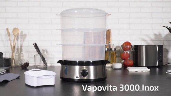 Vapovita 3000 Inox Cuiseur vapeur électrique Cecotec