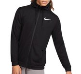 Nike Nk Dry Hoodie Fz Fleece Sporttrui Heren - Black/White - Maat XL