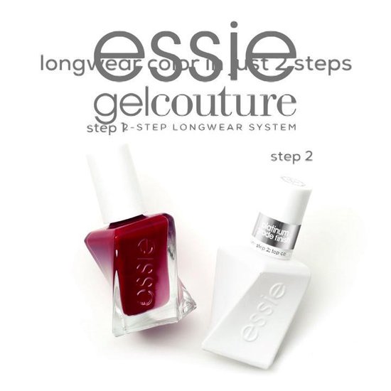 essie - gel couture™ - 514 take it loud - zwart - langhoudende nagellak -  13,5 ml | bol