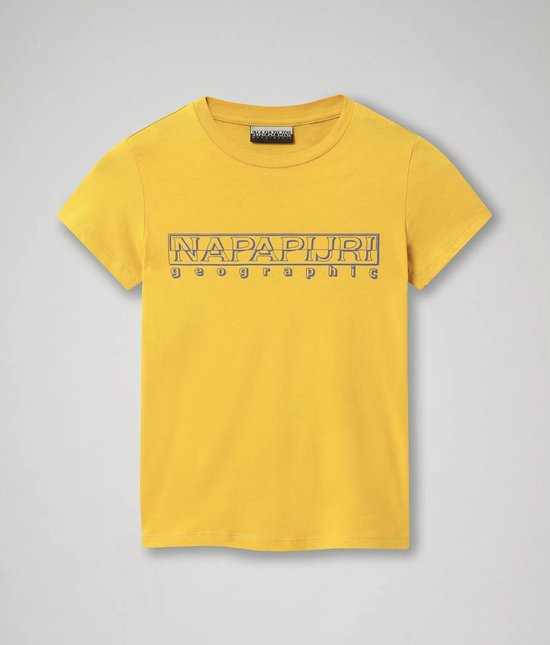 Napapijri K Soli Ss Sum Mango Yellow Jongens T-shirt - Maat 164 | bol.com