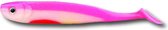 Glücksgummi Schaufel11cm pink/wit/rod /1xTüte50