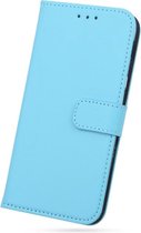 LG Q6 Book Case hoesje - Blauw - Pasjeshouder - Magneetsluiting