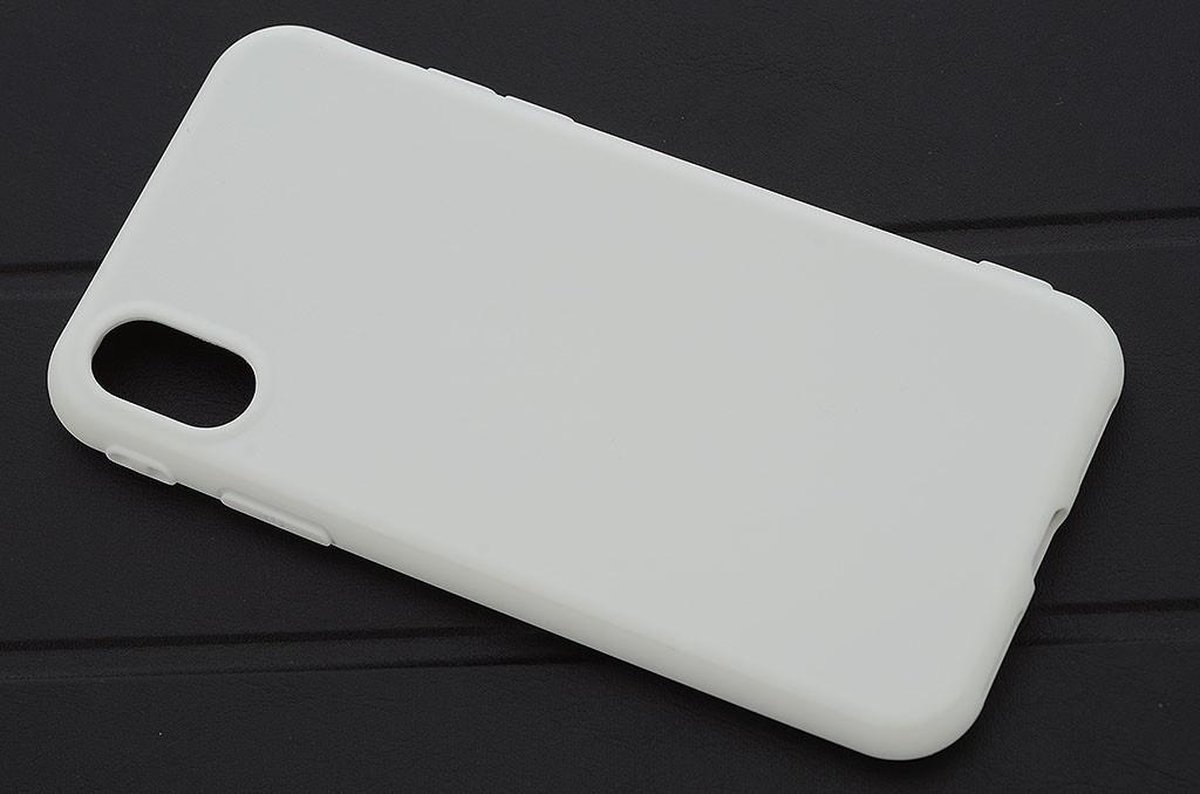 Backcover hoesje voor Apple iPhone X- Apple iPhone Xs - Wit- 8719273252208
