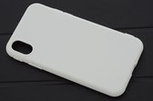 Backcover hoesje voor Apple iPhone X- Apple iPhone Xs - Wit- 8719273252208
