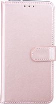 Roze hoesje voor Samsung Galaxy J7 (2018) Book Case - Pasjeshouder - Magneetsluiting (J7 2018)