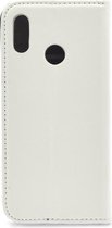 Wit hoesje voor Huawei P20 Lite - Book Case - Pasjeshouder - Magneetsluiting