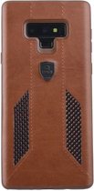 UNIQ Accessory Galaxy Note 9 Kunstleer Hard Case Back cover - Bruin (N960F)- 8719273284568
