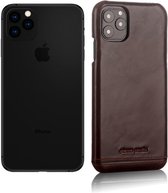 Pierre Cardin Premium Bruin Leer Telefoonhoesje voor Apple iPhone 11 Pro Max - Beschermd & Stijlvol