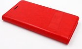 Rood hoesje voor Huawei P9 - Book Case - Pasjeshouder - Magneetsluiting