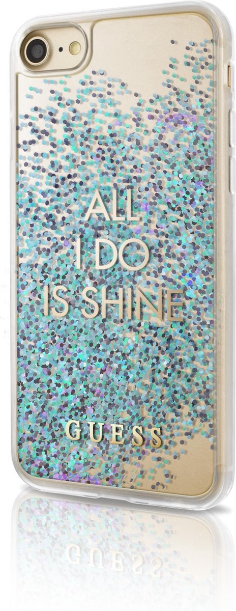 iPhone Xs/X hoesje - Guess - Blauw - Kunststof