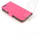 Hoesje Roze voor iPhone 6-6S - Book Case - Pasjeshouder - Magneetsluiting