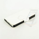 Wit hoesje voor de iPhone 5-5s-SE Book Case - Pasjeshouder - Magneetsluiting